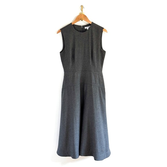 NWT Veronica Beard Midi Sleeveless A-Line Karrigan Dress - Picture 2 of 6